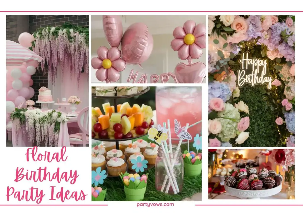 Floral Birthday ideas