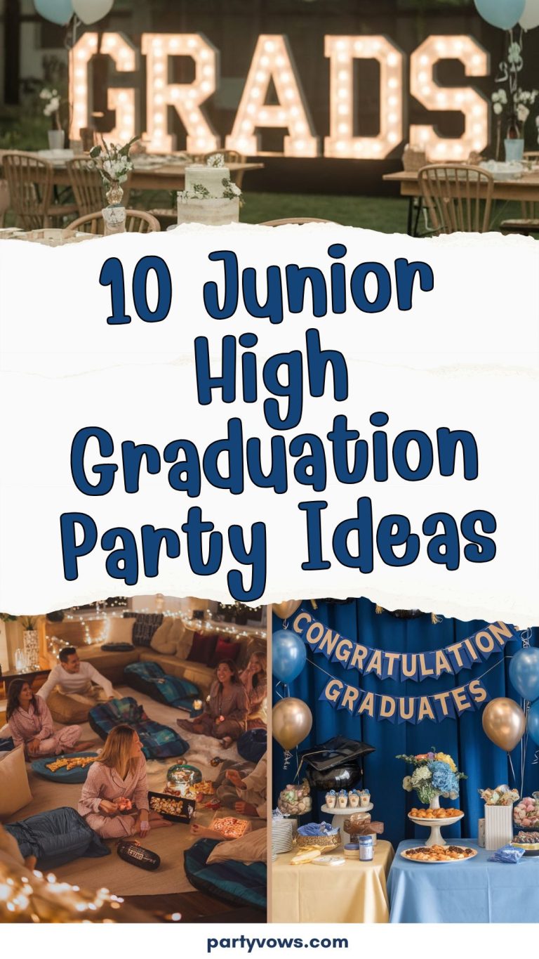 10 Fun Junior High Graduation Party Ideas