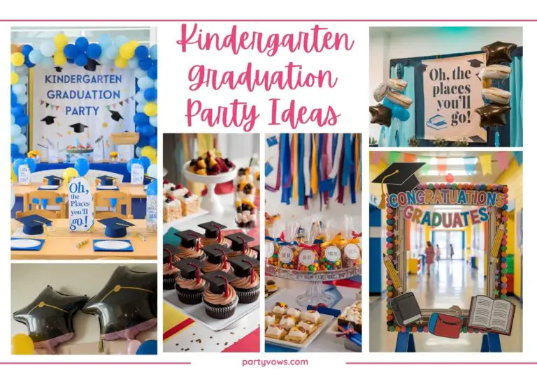 Kindergarten Graduation Party Mood board