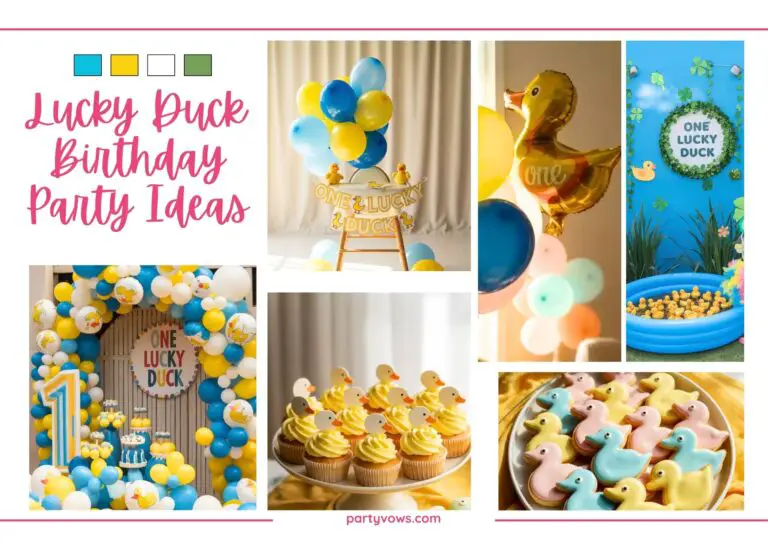 one Lucky duck birthday party