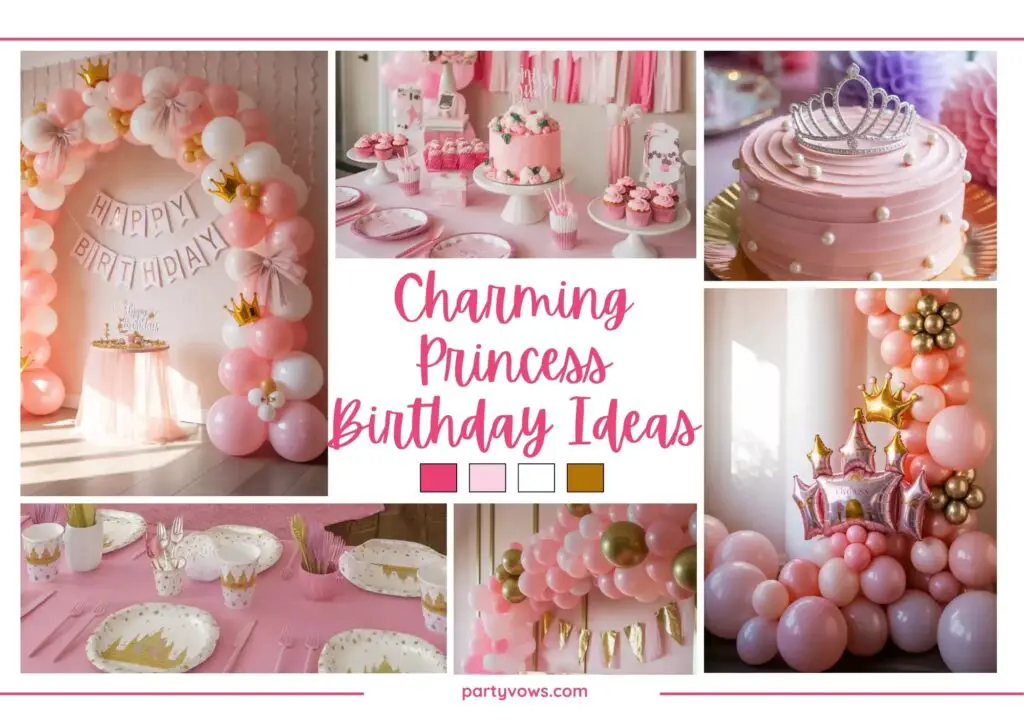 Princess Birthday Party mood board