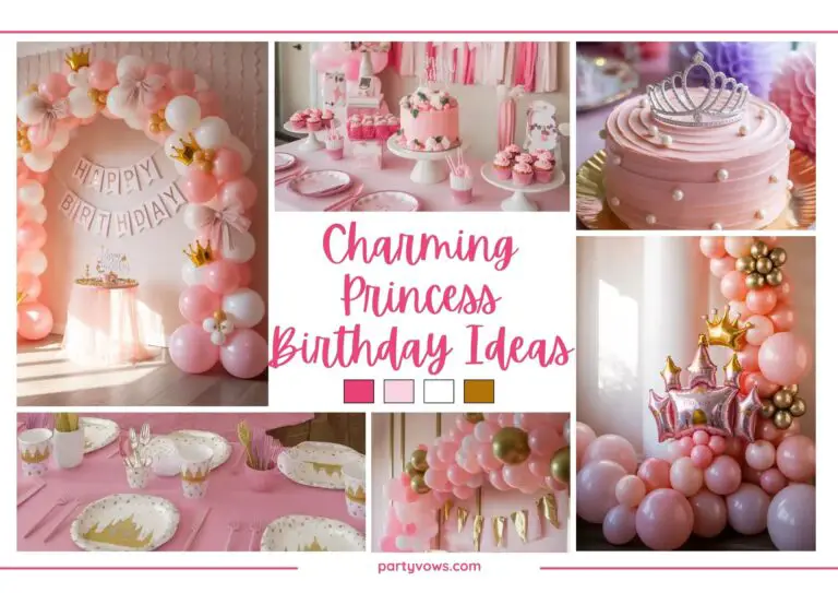 Princess Birthday Party mood board