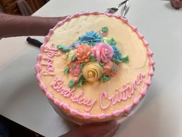 floral cake