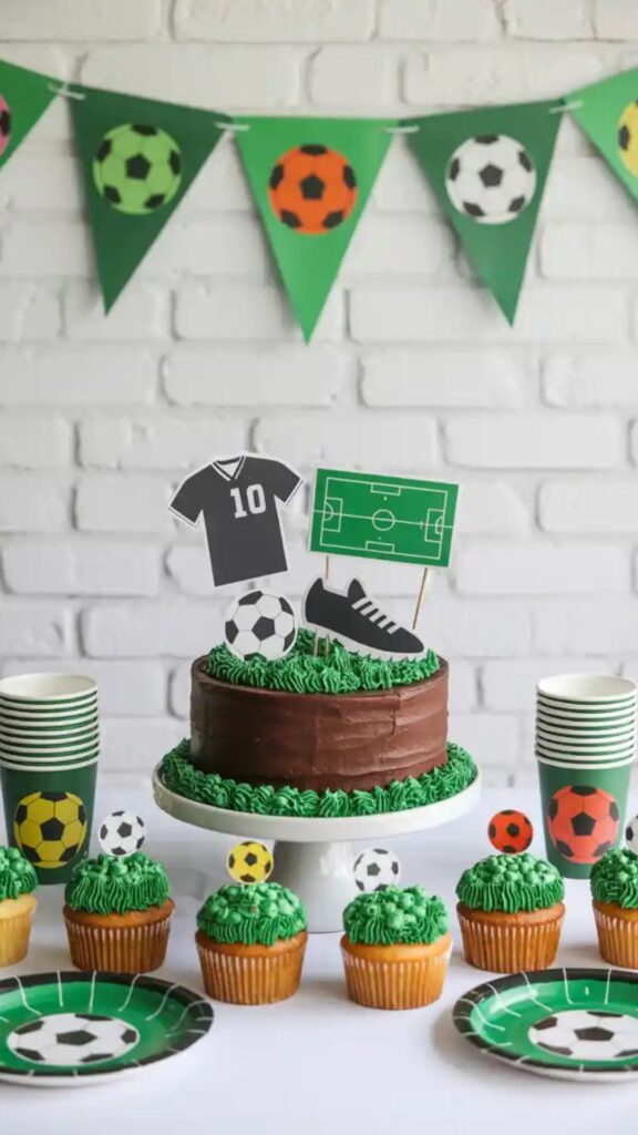 soccer birthday layout