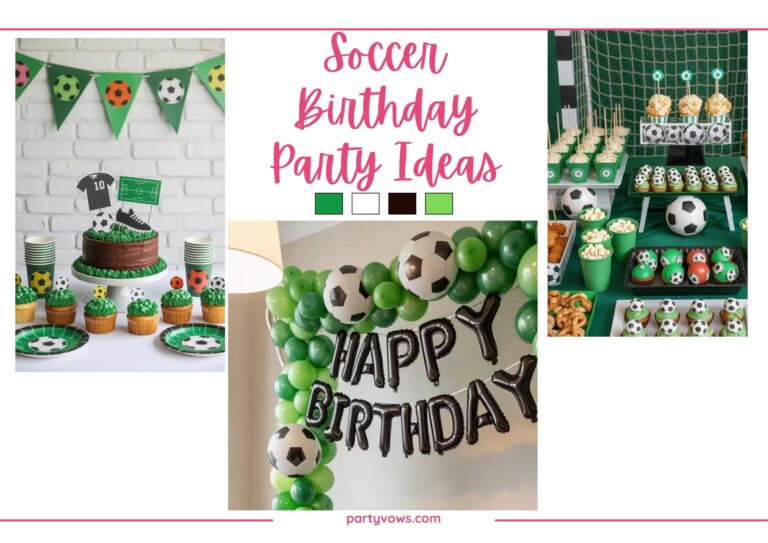 soccer birthday mood board