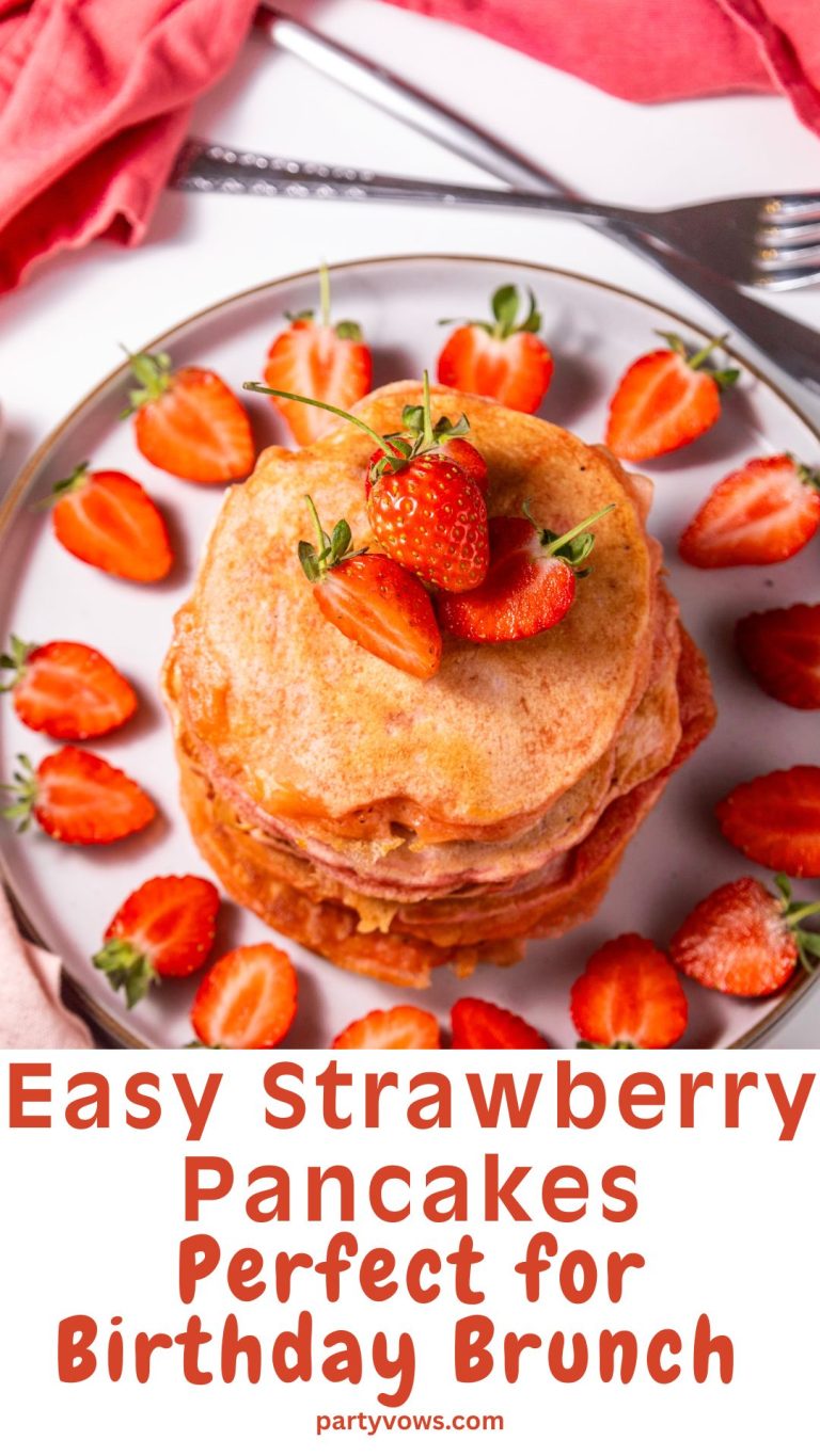 Easy Strawberry Pancakes