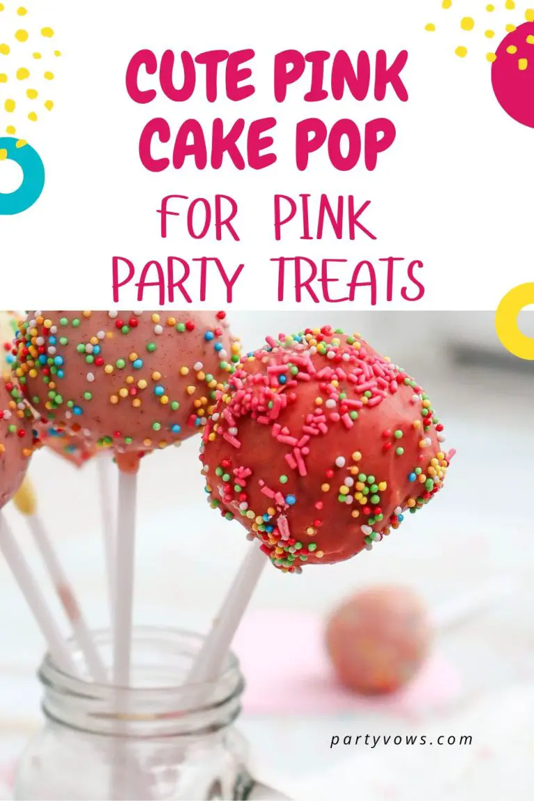 cute pink cake pops for party treat