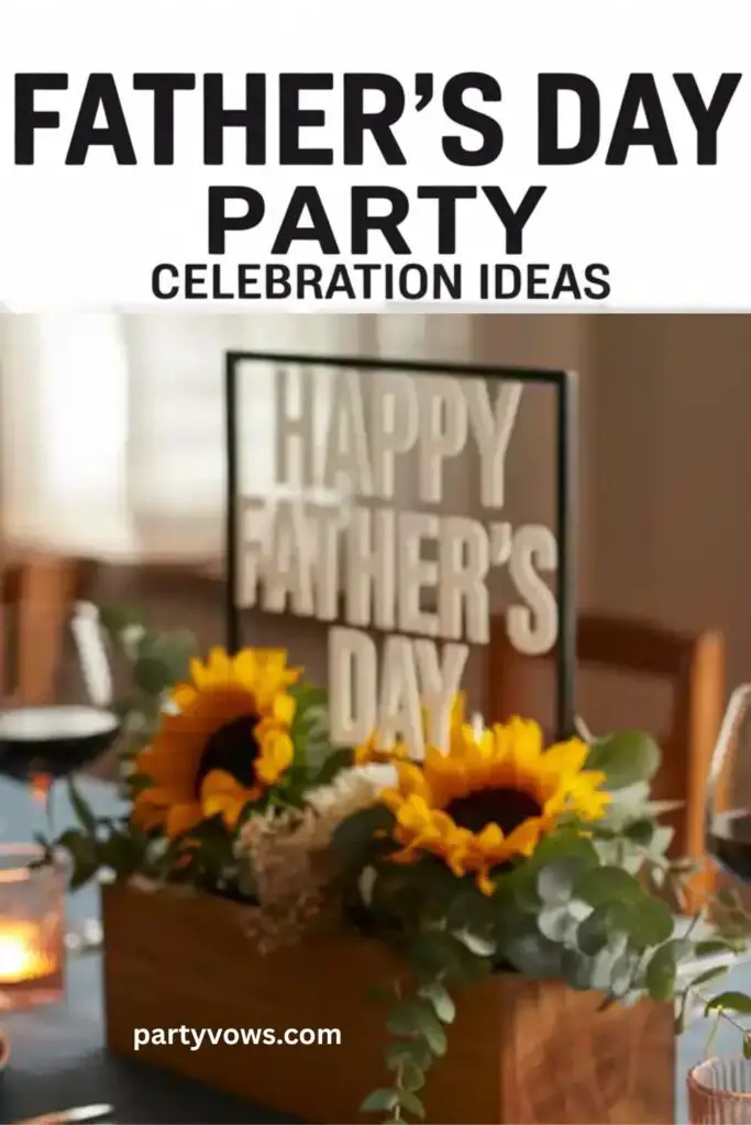 fathers day party ideas