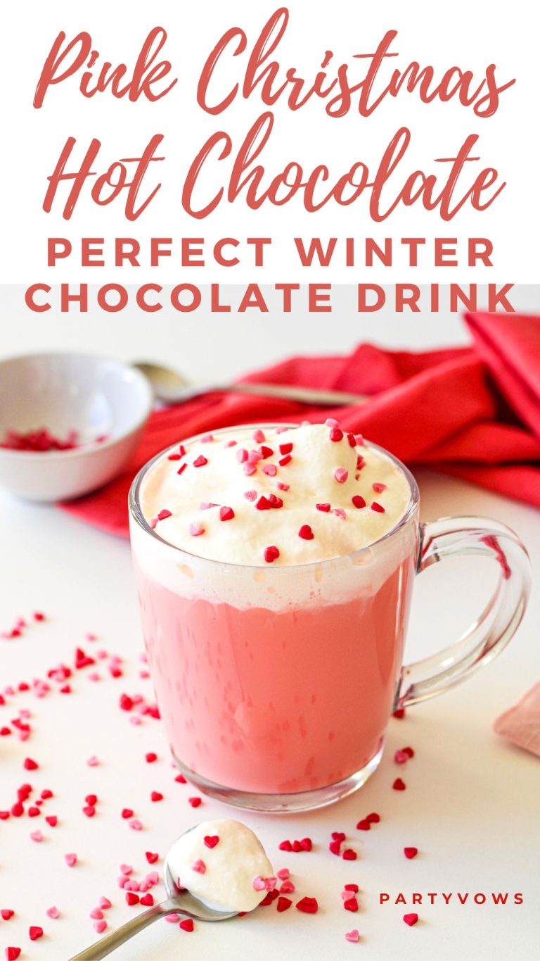 Pink Christmas Hot Chocolate