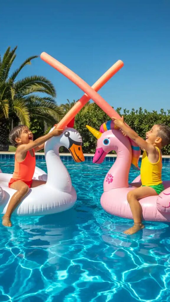 Pool Noodle Jousting