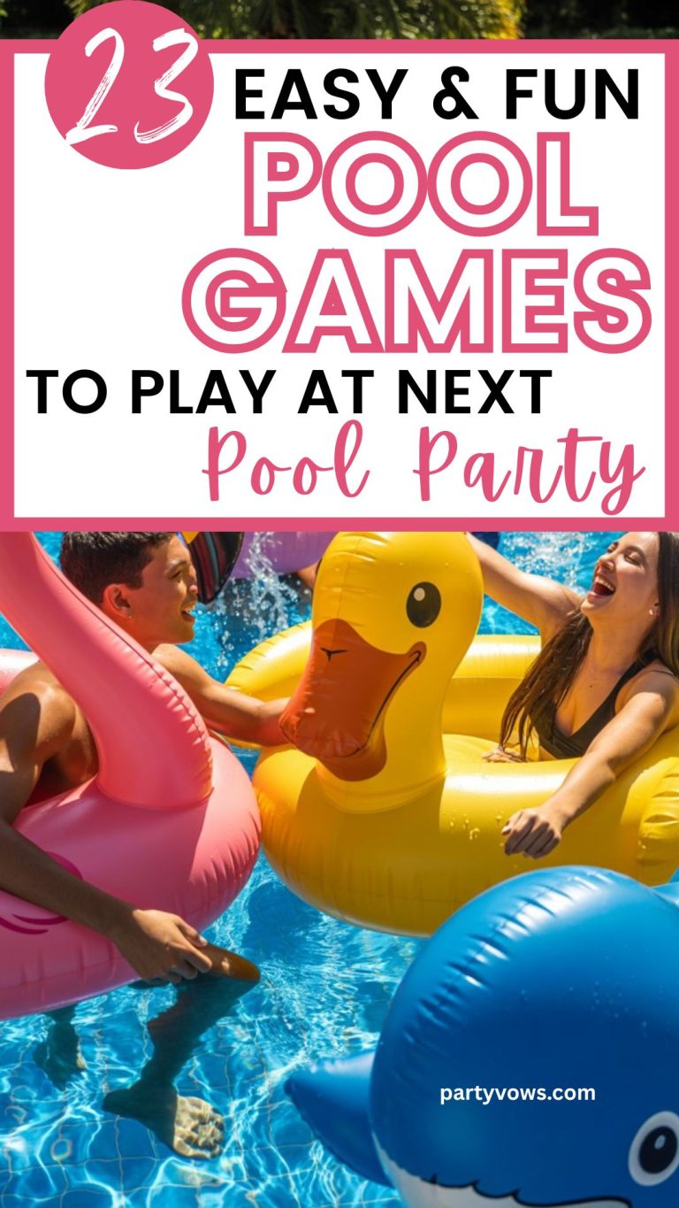 pool games for pool party and summer party