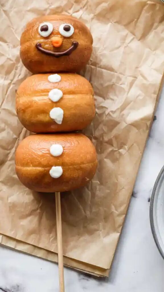 snowman donut