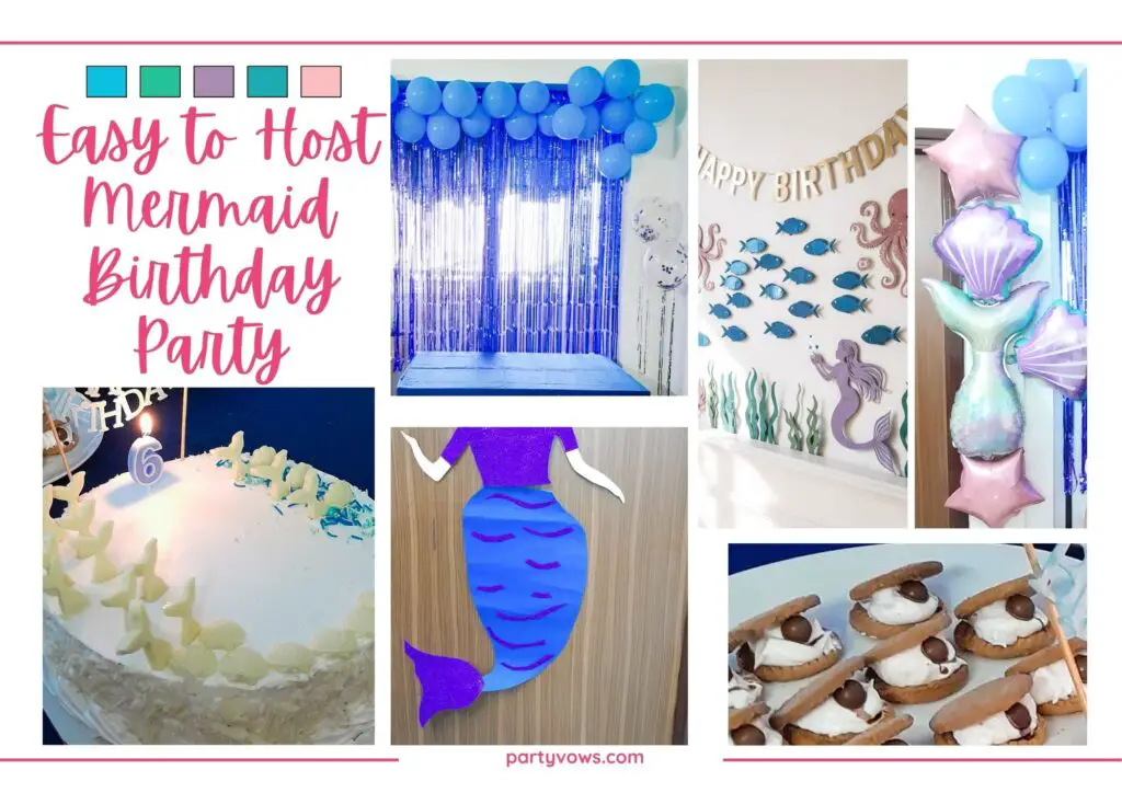 Mermaid Birthday Party mood board