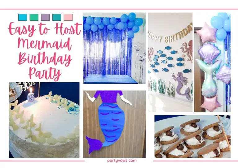 Mermaid Birthday Party mood board