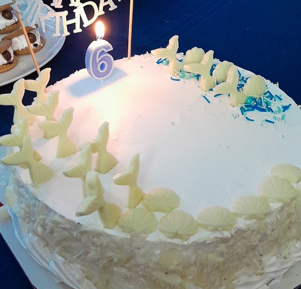mermaid birthday cake