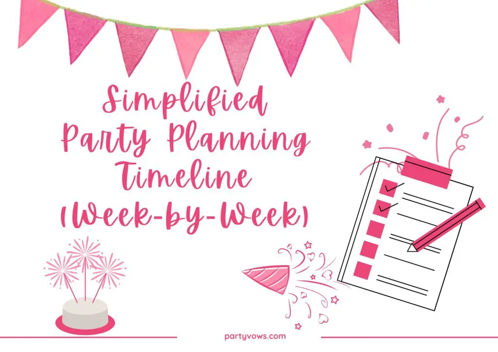 party planning timeline
