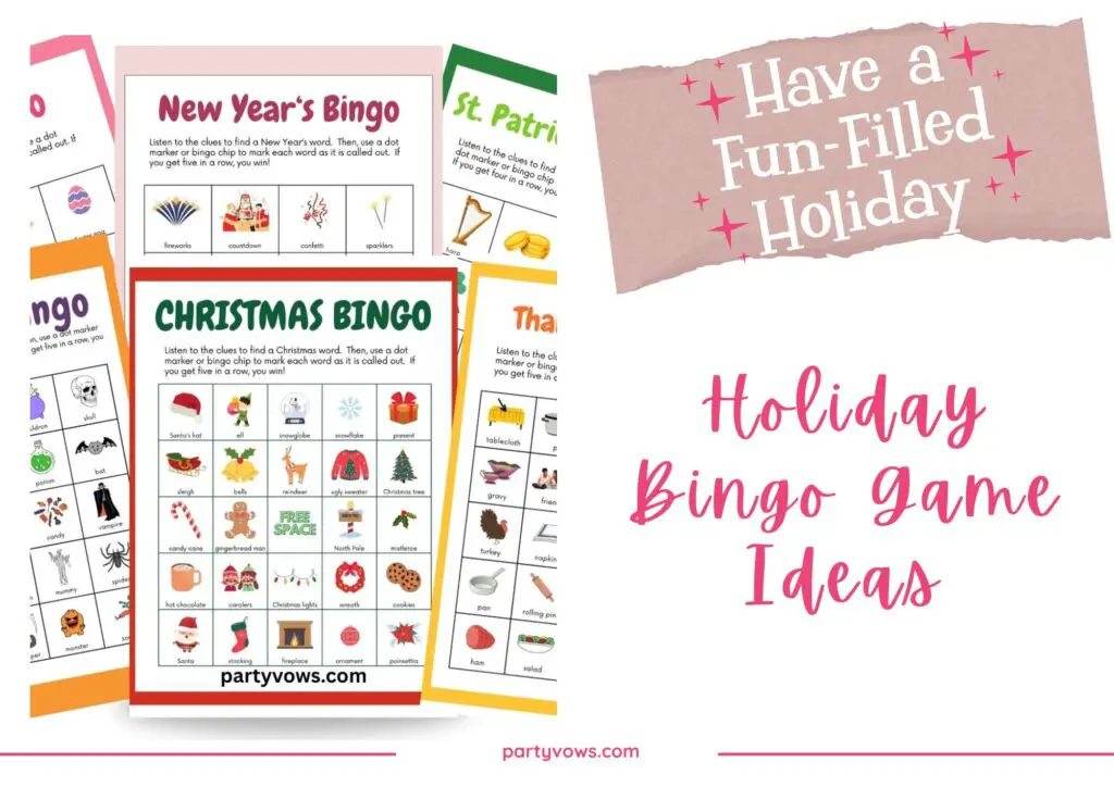 Holiday Bingo Game Ideas
