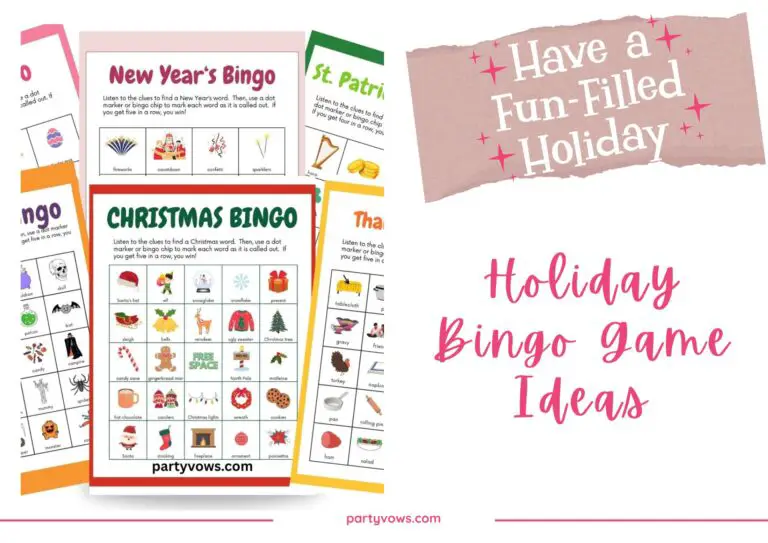 Holiday Bingo Game Ideas