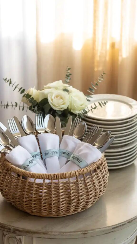 cutlery station