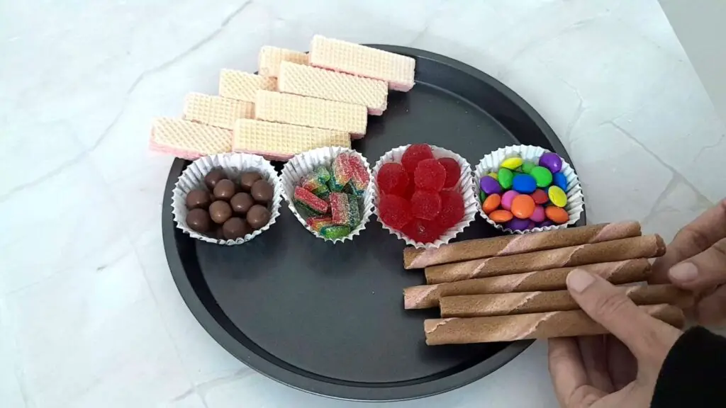 Candy Charcuterie Board step 3