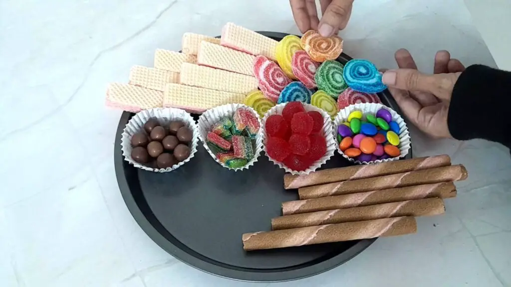 Candy Charcuterie Board step 4