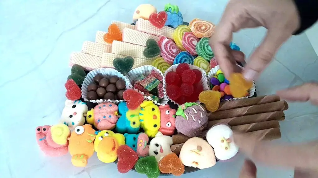 Candy Charcuterie Board step 6