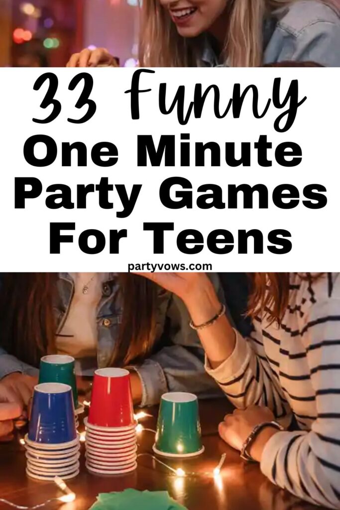 Minute To Win It Games For teens