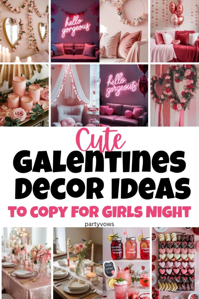 Galentines party decor ideas