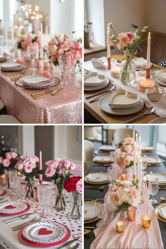 Galentines party tablescape