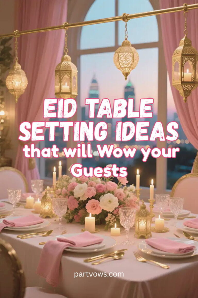 eid food table setting Ideas