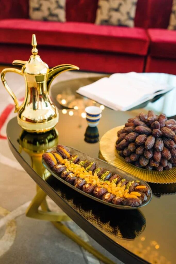 kahwa and date corner eid party