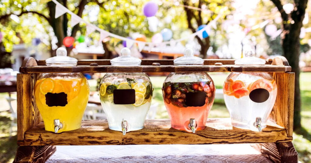 Backyard Party drink station