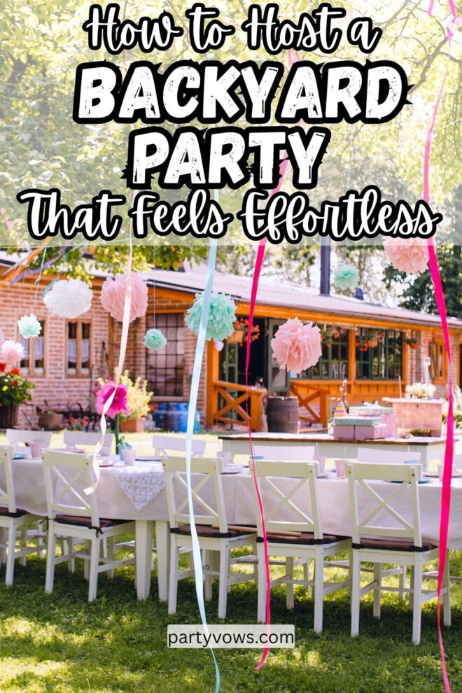 How to Host a Backyard Party for Any Occasion - Party Vows