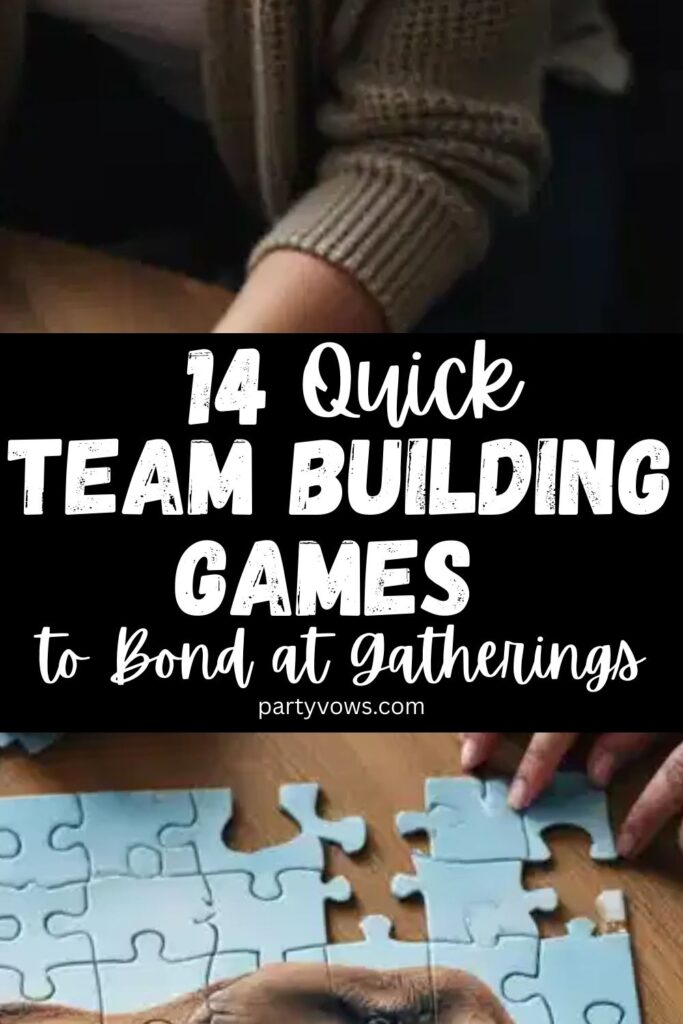 Quick team building games