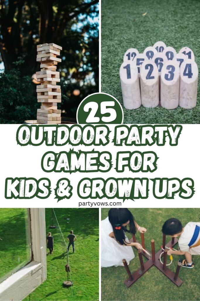 Outdoor Party Games for kids and grown ups