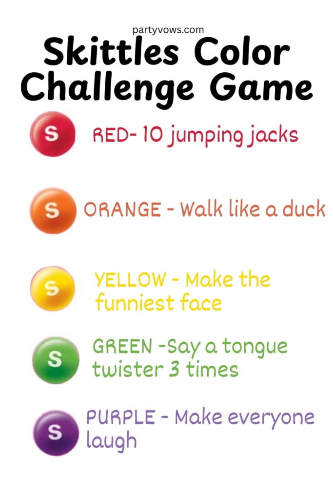 Skittles Color Challenge Game