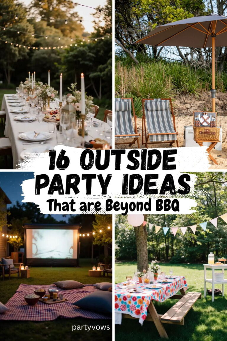 16 outside party ideas