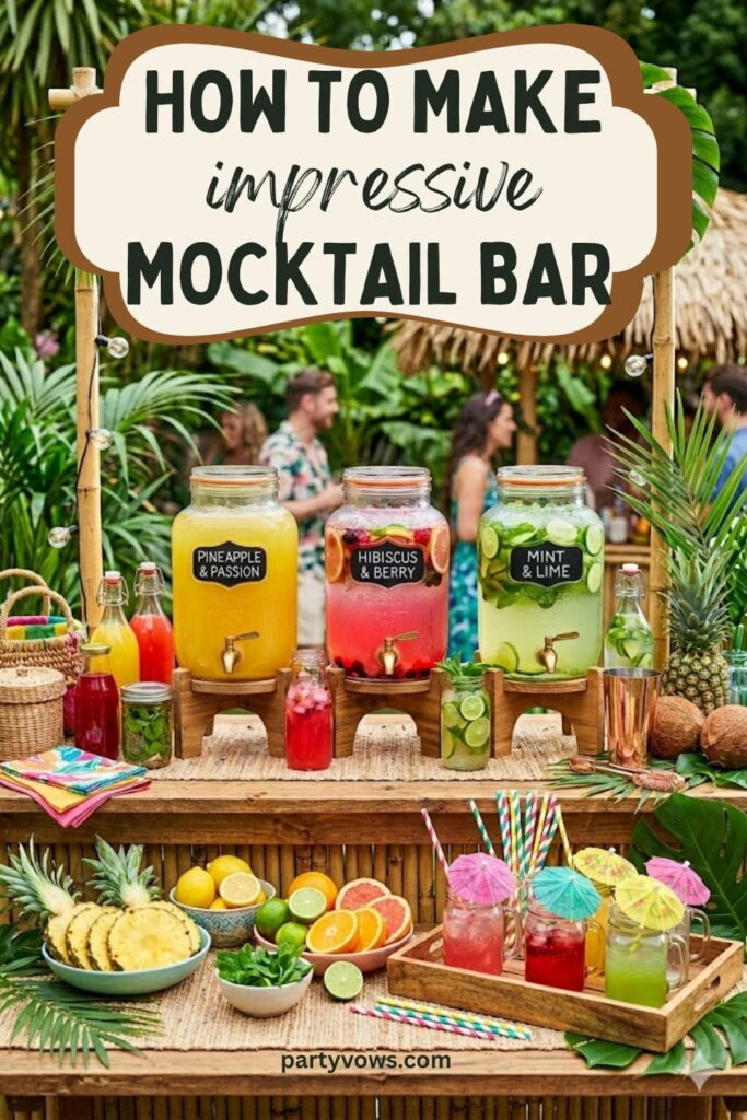 How to make mocktail bar