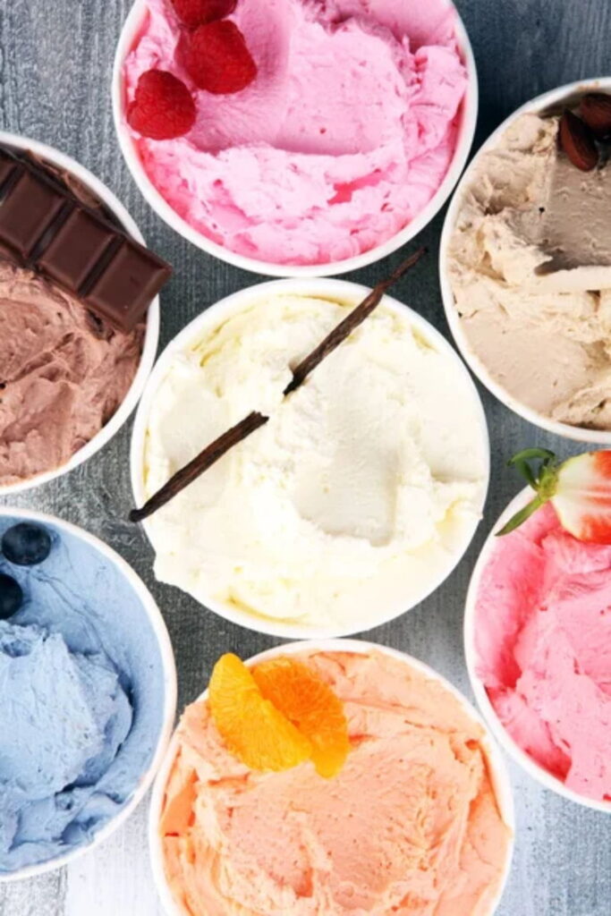 ice cream sundae bar