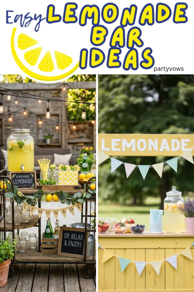 lemonade bar ideas