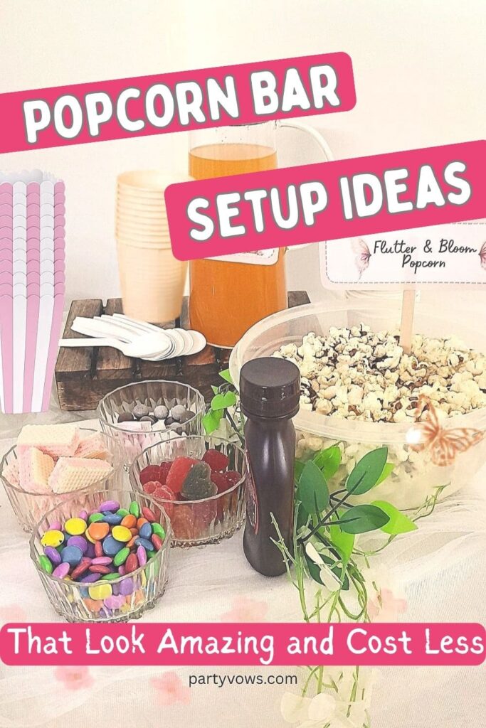 popcorn bar setup ideas