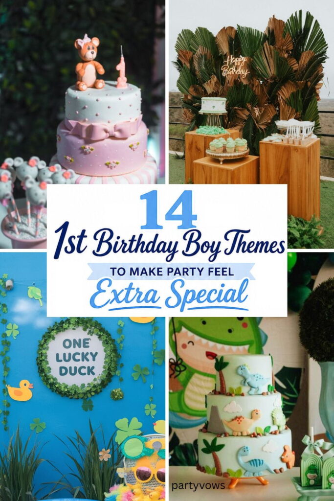 14 1st Birthday Boy Themes