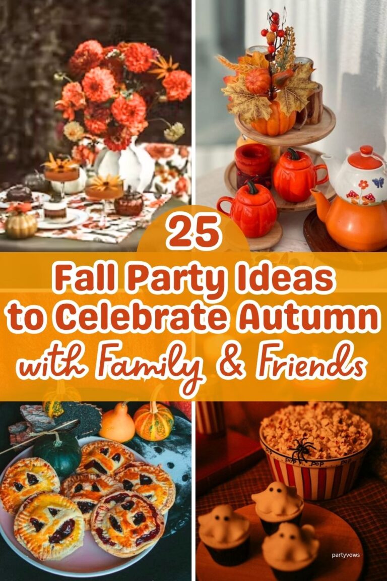 25 Fall Party Ideas to Celebrate Autumn with Family & Friends