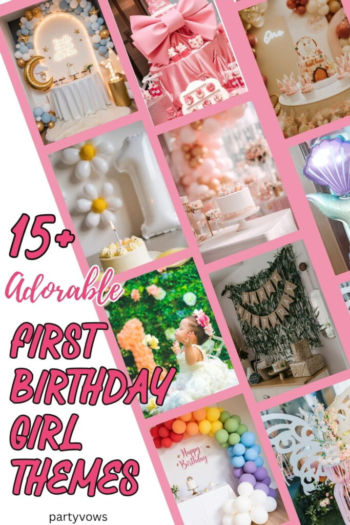 first birthday girl themes