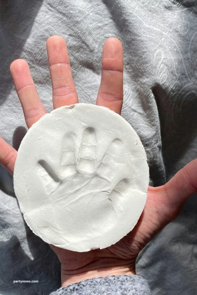 first birthday handprint