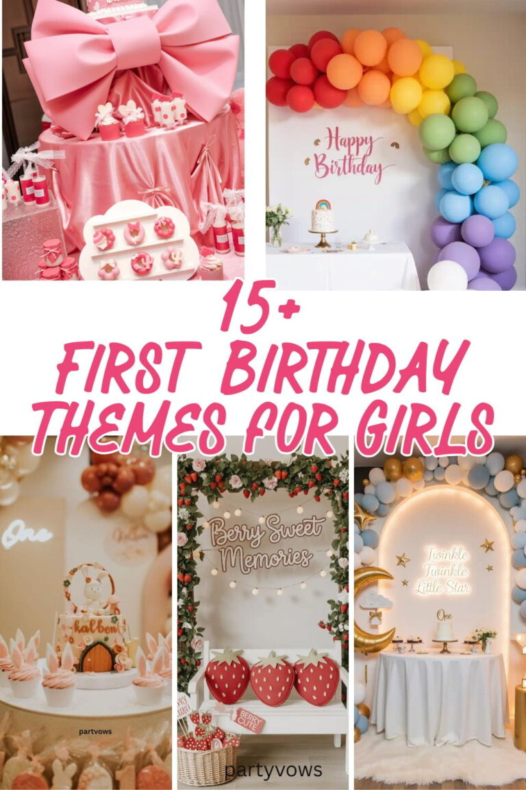 first birthday themes for girls