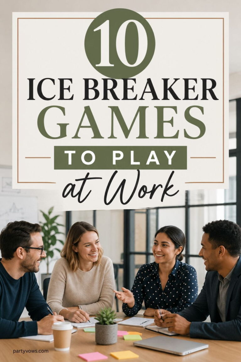 10 Ice Breaker Games to Play at Work