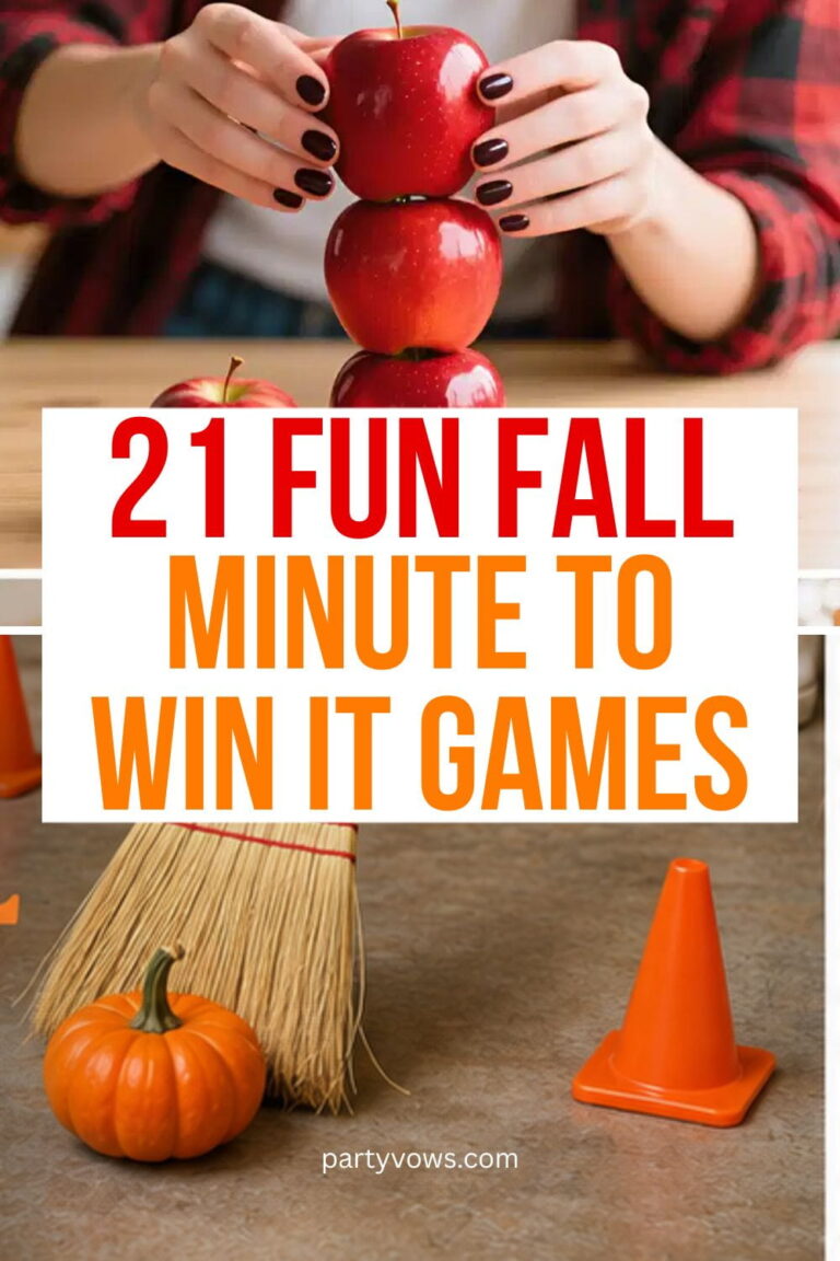 21 Fall Minute to Win It Games