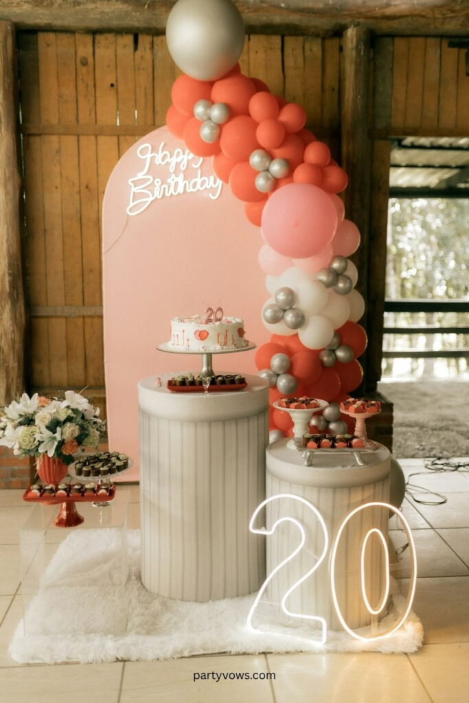 Birthday Table as a Photo Booth