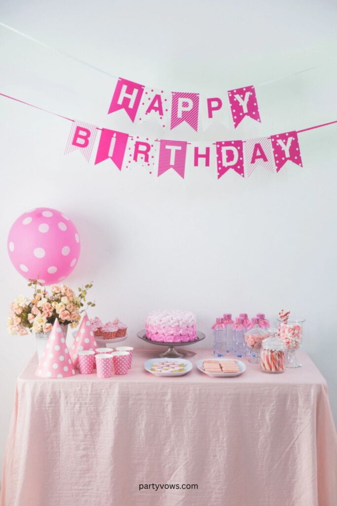 Functional Birthday Table Setup